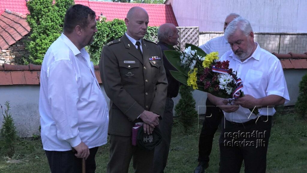 V Brumovicích si dne 1. června připomněli úmrtí generála Josefa Srstky, foto 04