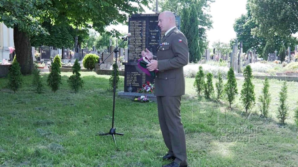 V Brumovicích si dne 1. června připomněli úmrtí generála Josefa Srstky, foto 08