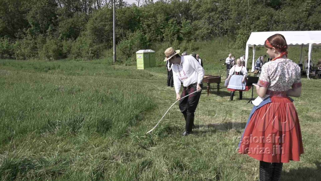 Sekáči v Bulharech soutěžili v délce pokosu i výšce stébla, foto 10
