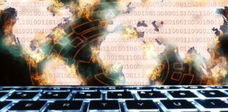 Ilustrační zobrazení ransomwaru a kybernetického útoku