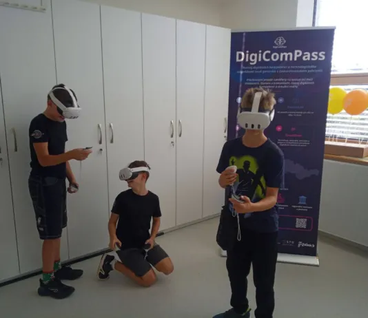 Ilustrační snímek moderních digitálních technologií a virtuální reality ve vzdělávání