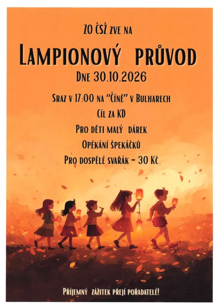 Lampionový průvod v Bulharech, foto 01